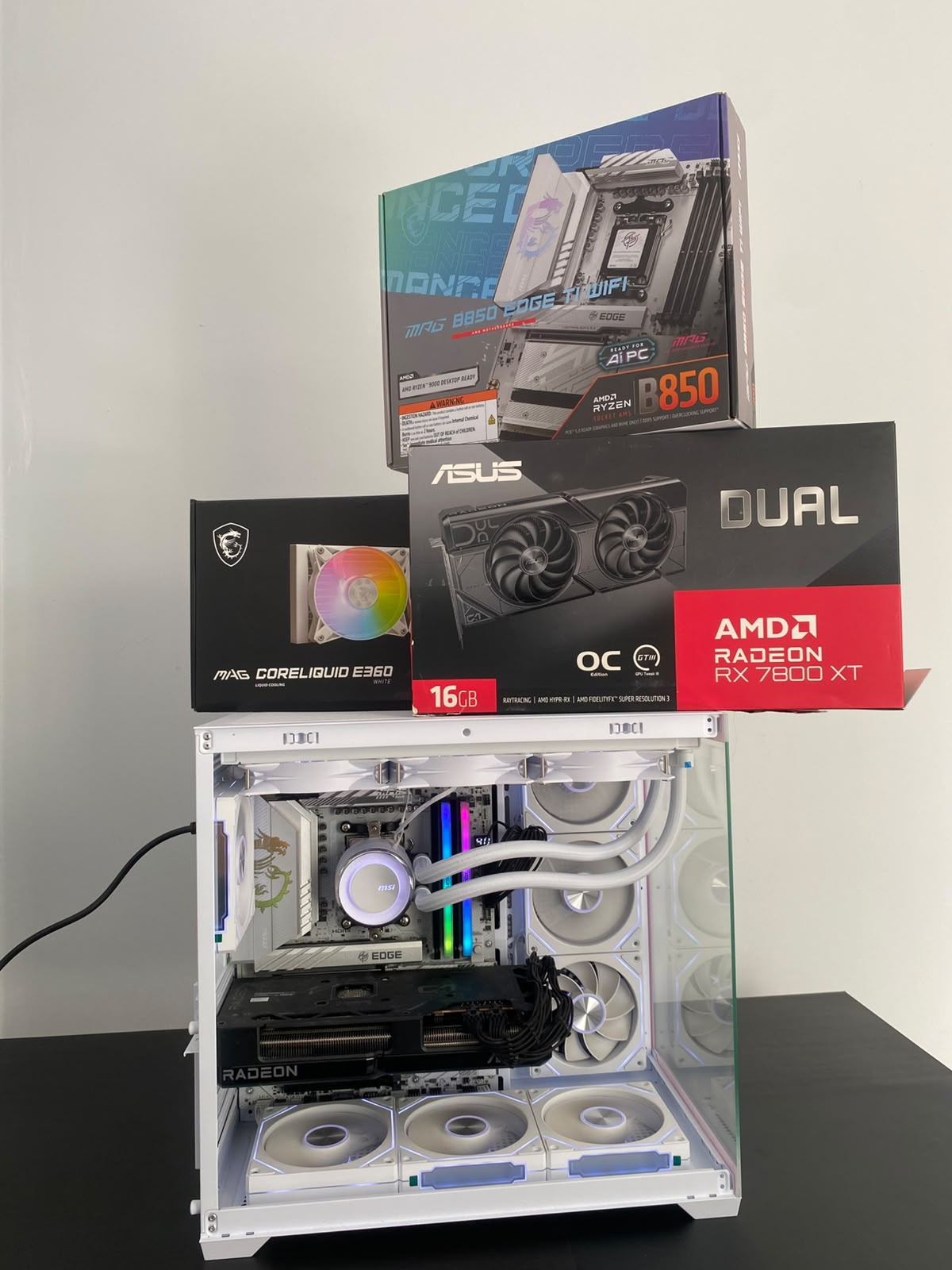 RYZEN 7 7800X3D | 32GB 6000MHZ DDR5 | RX 7800 XT | 1TB SSD Bilgisayar görseli 4